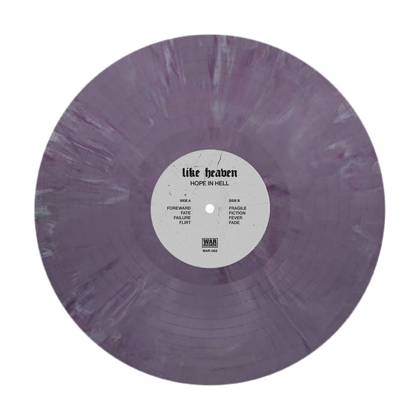 LIKE HEAVEN- HOPE IN HELL LAVENDER (OUT OF 250) – WAR RECORDS