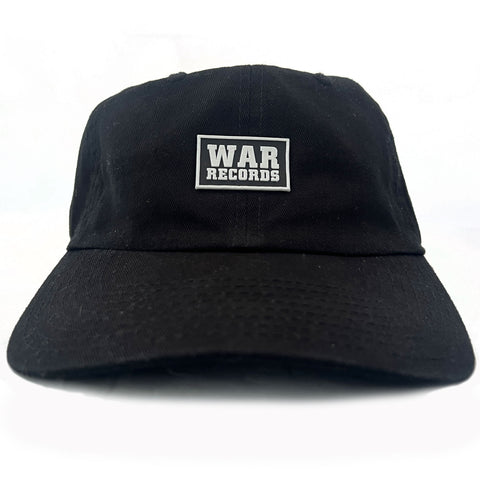 WAR RECORDS - SMALL PATCH DAD HAT (BLACK)