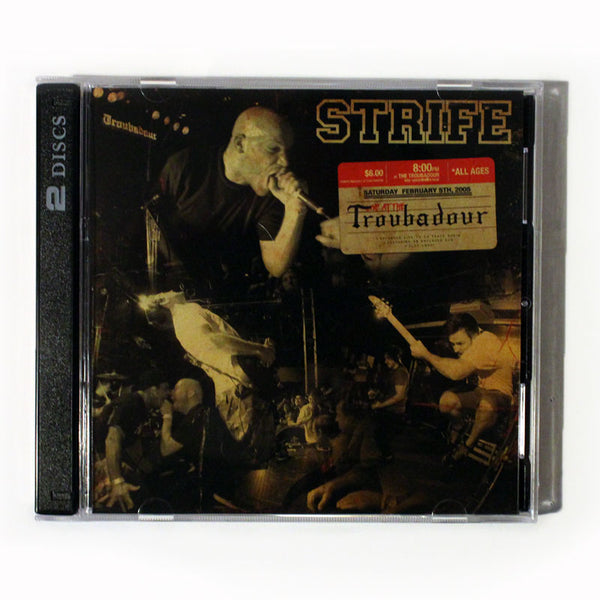 STRIFE - LIVE AT THE TROUBADOUR CD/DVD – WAR RECORDS