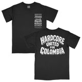 HARDCORE FOR COLOMBIA BENEFIT TEE (BLACK)