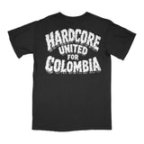 HARDCORE FOR COLOMBIA BENEFIT TEE (BLACK)