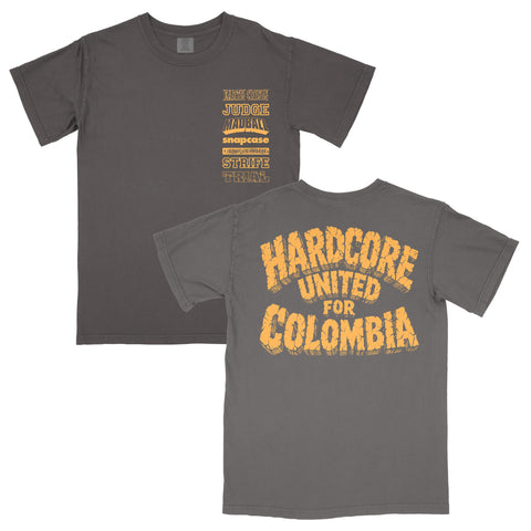 HARDCORE FOR COLOMBIA BENEFIT TEE (PEPPER)