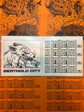 BERTHOLD CITY - NO BROTHERHOOD E.P. 7" RECORD RELEASE (OUT OF 50)
