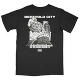BERTHOLD CITY - NO BROTHERHOOD BLACK POCKET TEE (PREORDER)