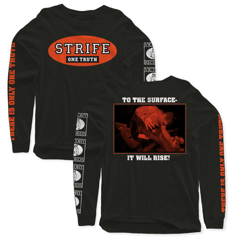 STRIFE - TO THE SURFACE BLACK LONGSLEEVE
