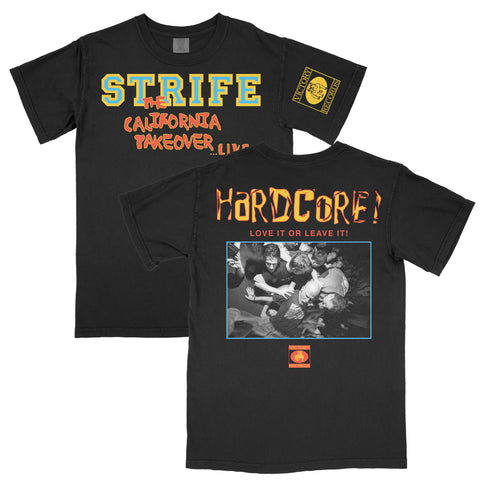STRIFE - CALIFORNIA TAKEOVER SS BLACK COMFORT COLORS