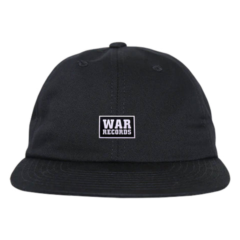 WAR RECORDS - SMALL PATCH DAD HAT (BLACK)