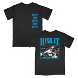 RISK IT - MERCY FOR NONE TEE BLACK (PREORDER)
