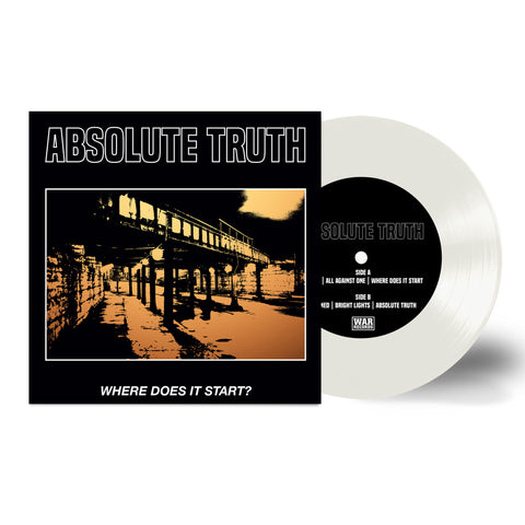 ABSOLUTE TRUTH - CLEAR LATHE CUT 7" (OUT OF 50)